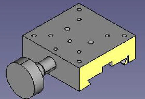 Camera modules for inspection stations, 60 x 60 mm, Slide plate only
