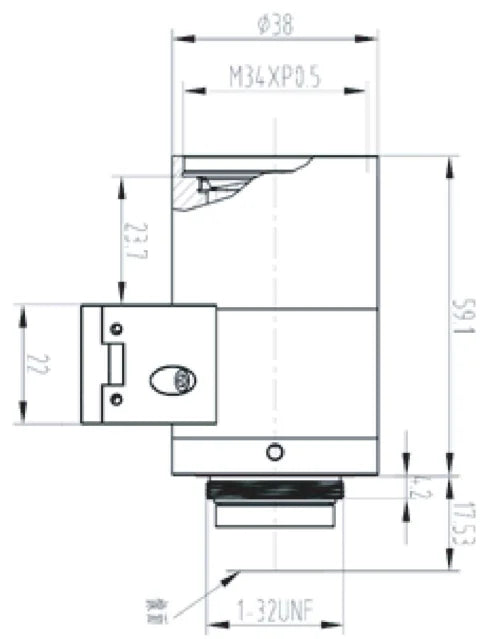 LS-FFL-1415 dimensions (mm)