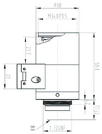 LS-FFL-1415 dimensions (mm)