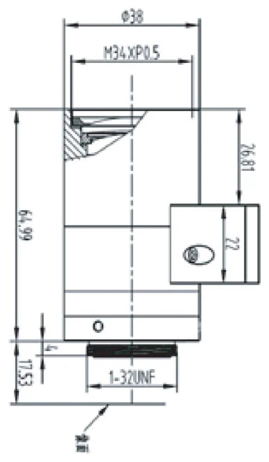 LS-FFL-1416 dimensions (mm)