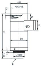 LS-FFL-1418 dimensions (mm)