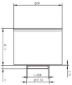 LS-FFL-1513 dimensions (mm)