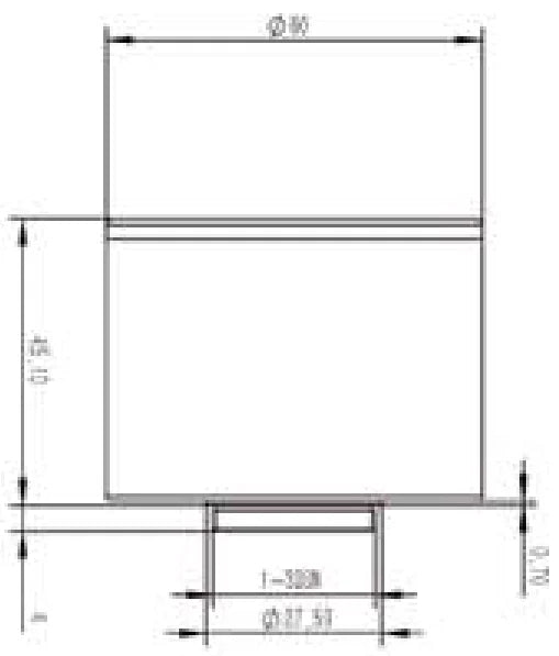 LS-FFL-1513 dimensions (mm)