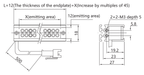 LS-BAR-0531 dimensions (mm)