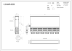 LS-BAR-0635 dimensions (mm)