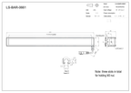 LS-BAR-0661 dimensions (mm)