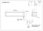 LS-BAR-0718 dimensions (mm)