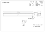 LS-BAR-0738 dimensions (mm)