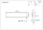 LS-BAR-0723 dimensions (mm)
