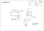LS-BAR-0714 dimensions (mm)
