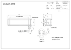 LS-BAR-0716 dimensions (mm)