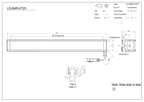 LS-BAR-0725 dimensions (mm)