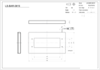 LS-BAR-0815 dimensions (mm)