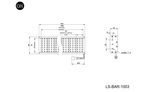 LS-BAR-1003 dimensions (mm)
