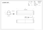 LS-BAR-1067 dimensions (mm)