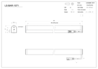 LS-BAR-1071 dimensions (mm)