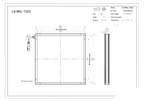 LS-BKL-1023 dimensions (mm)