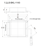 LS-BKL-1143 dimensions (mm)