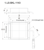 LS-BKL-1143 dimensions (mm)