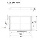 LS-BKL-1147 dimensions (mm)
