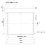 LS-BKL-1148 dimensions (mm)