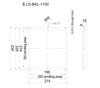 LS-BKL-1150 dimensions (mm)