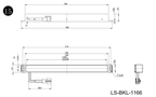LS-BKL-1166 dimensions (mm)