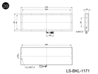 LS-BKL-1171 dimensions (mm)