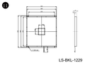 LS-BKL-1229 dimensions (mm)
