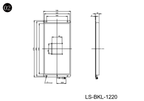 LS-BKL-1220 dimensions (mm)