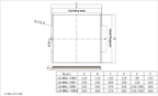LS-BKL-1260 dimensions (mm)