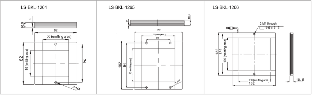 LS-BKL-1265 dimensions (mm)