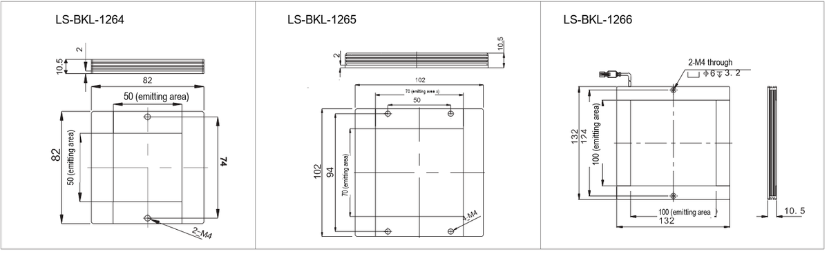 LS-BKL-1265 dimensions (mm)