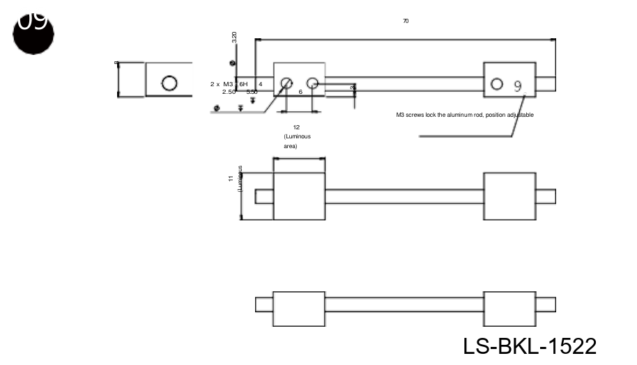 20 x 11 mm non-standard surface lights (LS-BKL-1522)
