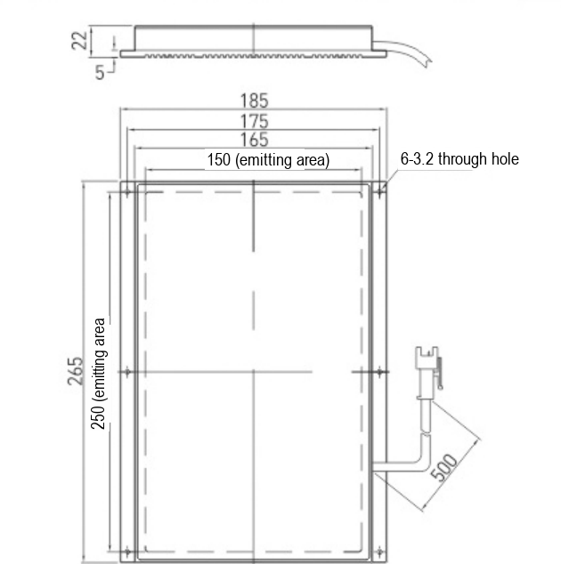 LS-BKL-1547 dimensions (mm)
