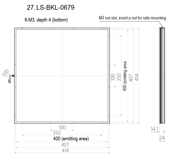 LS-BKL-0679 dimensions (mm)