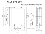 LS-BKL-0664 dimensions (mm)