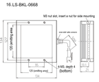 LS-BKL-0668 dimensions (mm)