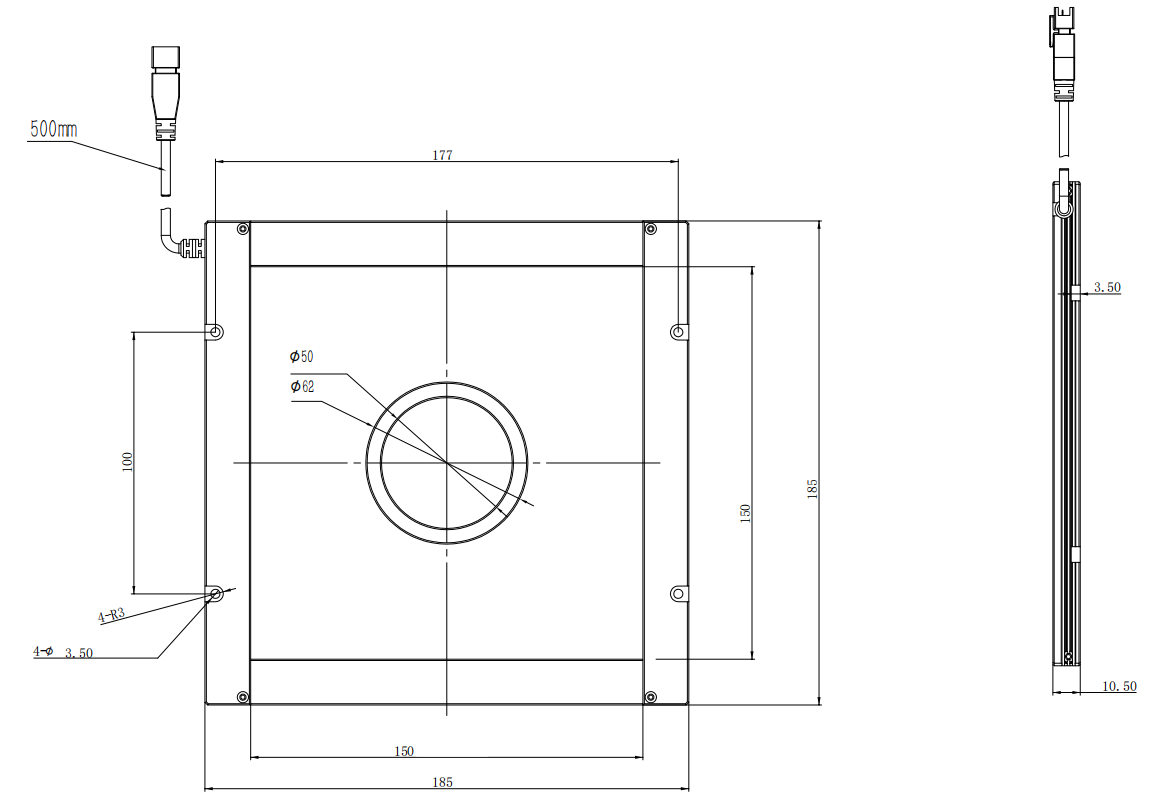 LS-BKL-0687 dimensions (mm)