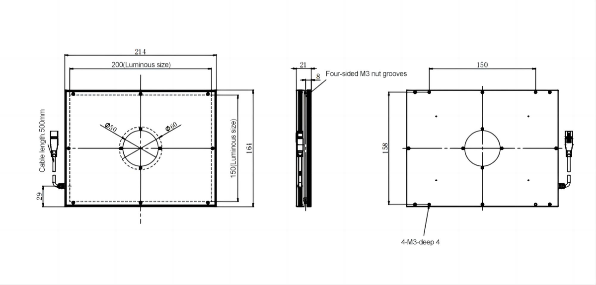 LS-BKL-0692 dimensions (mm)