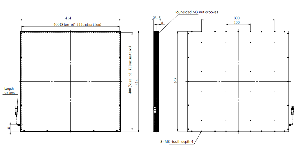LS-BKL-0715 dimensions (mm)