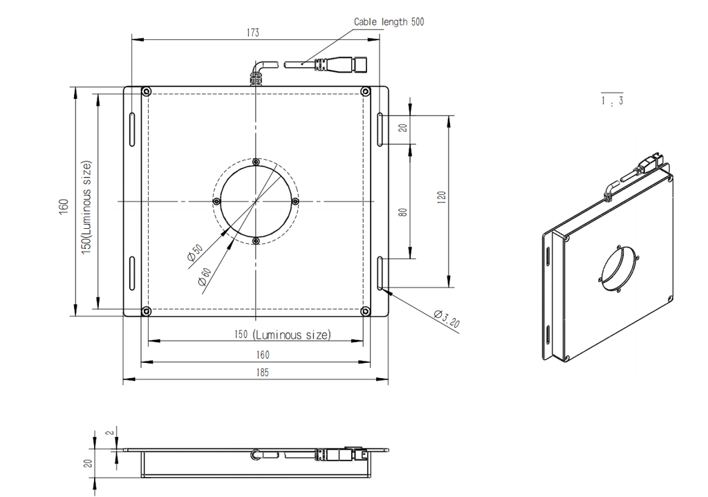 LS-BKL-0884 dimensions (mm)