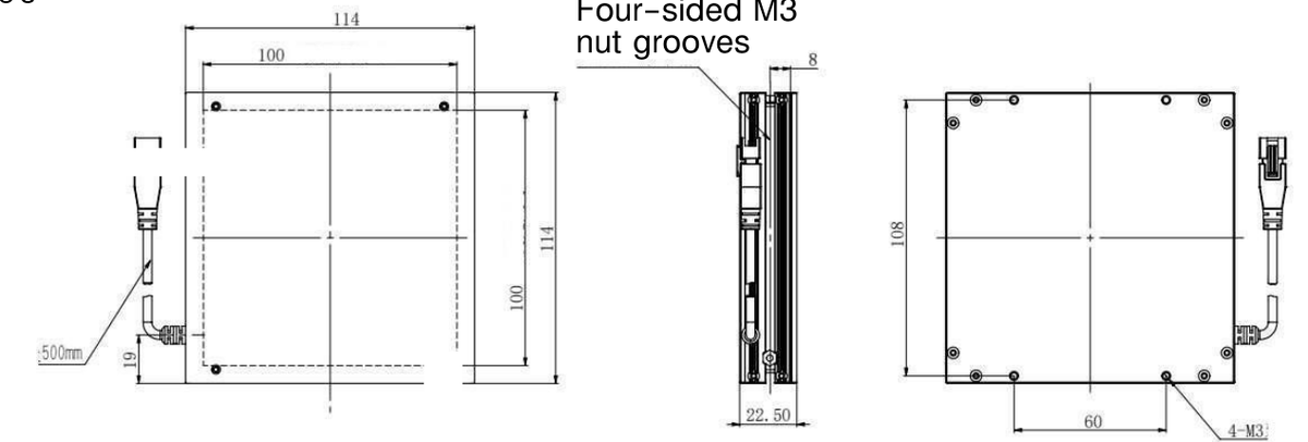 LS-BKL-0909 dimensions (mm)