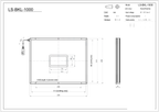 LS-BKL-1000 dimensions (mm)
