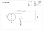 LS-CLM-0054 dimensions (mm)