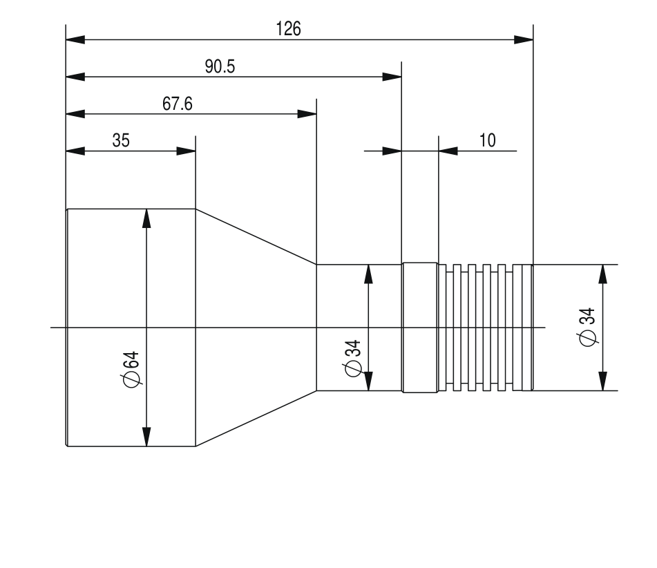 LS-CLM-0070 dimensions (mm)