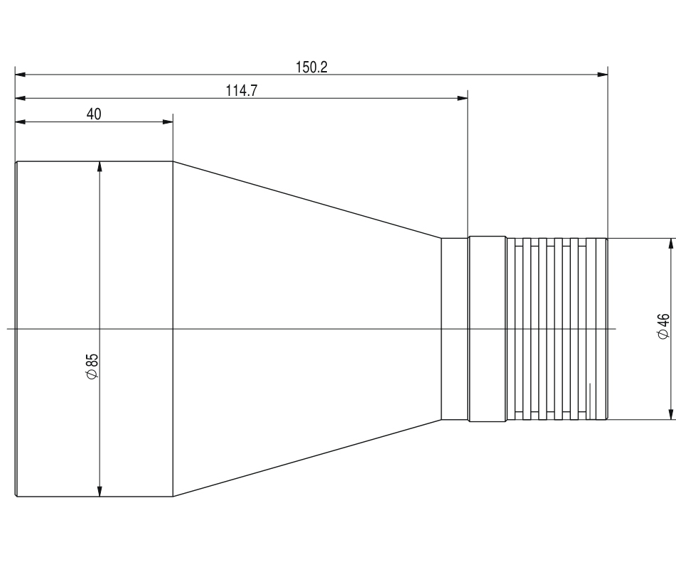 LS-CLM-0074 dimensions (mm)