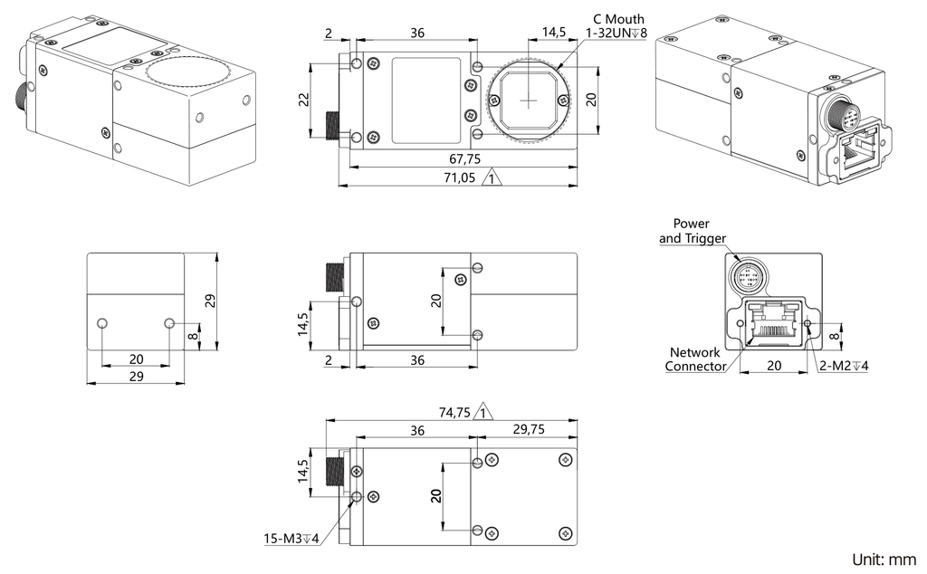 LS-CMR-0327 dimensions (mm)