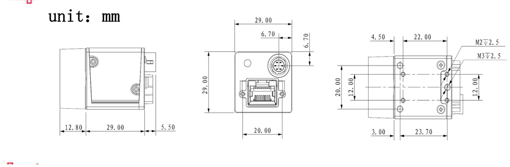 LS-CMR-0259 dimensions (mm)