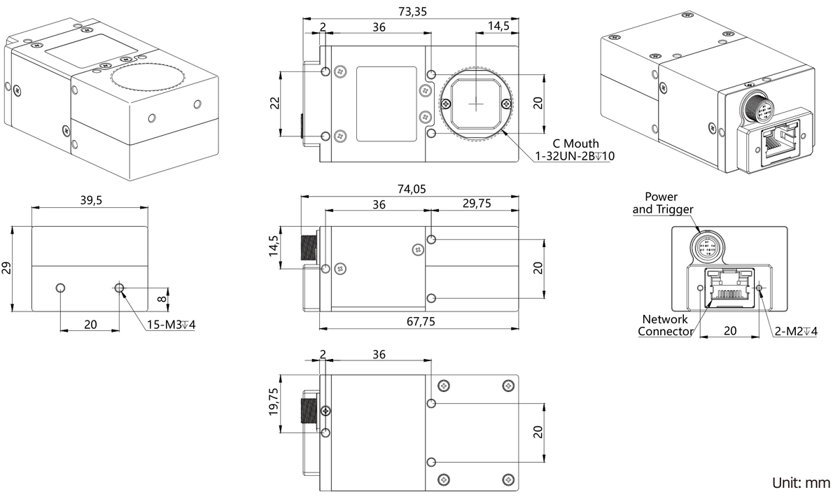 LS-CMR-0329 dimensions (mm)